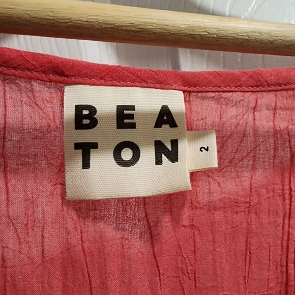 Beaton Linen tank - watermelon - Picture 2 of 3